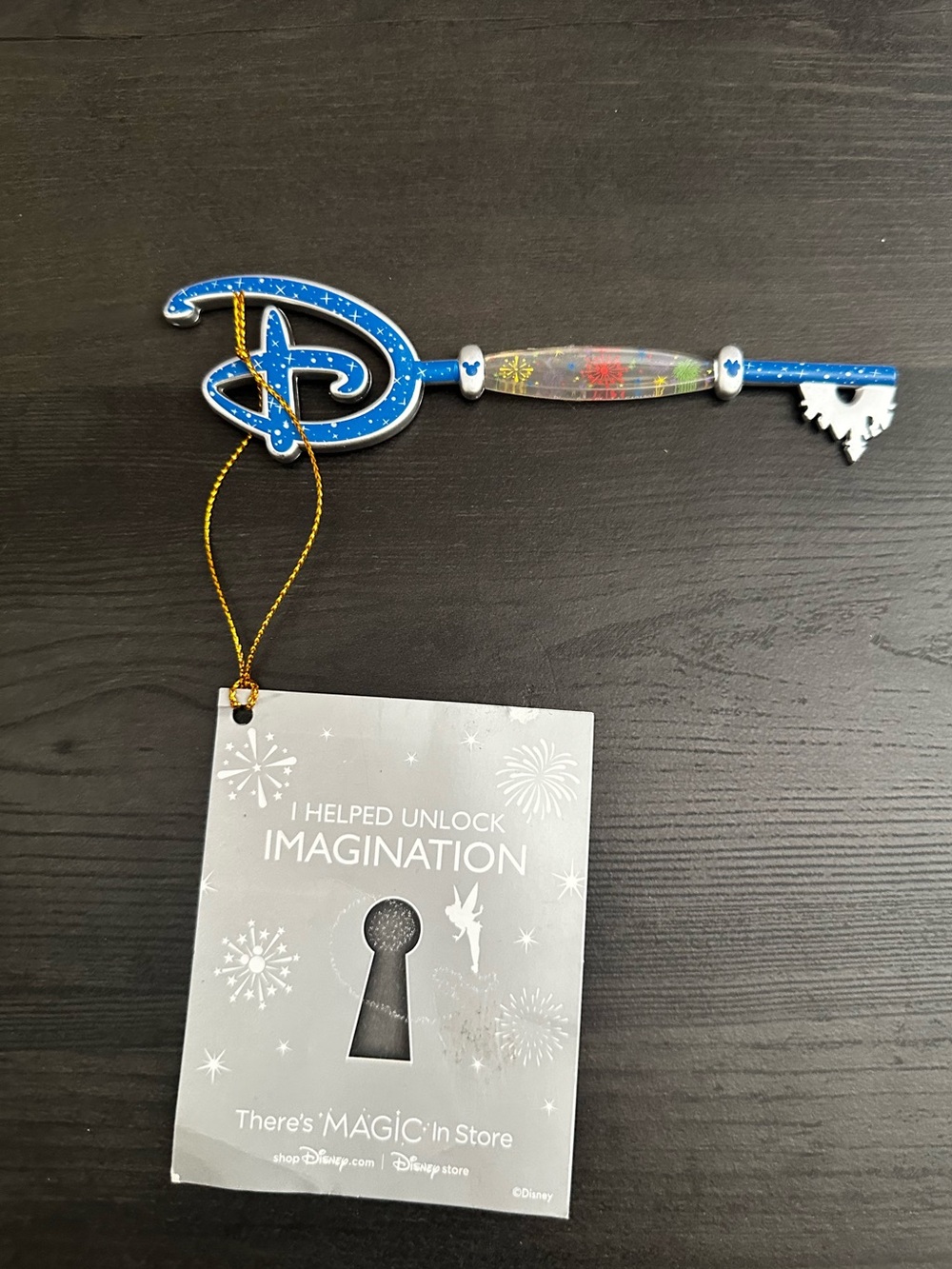 Disney Store Opening Key “I helped Unlock Imagination.” Rare Find!